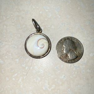 Sterling stone pendant